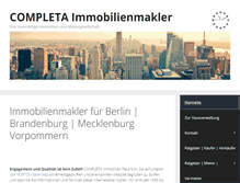 Tablet Screenshot of completa-immobilien.de